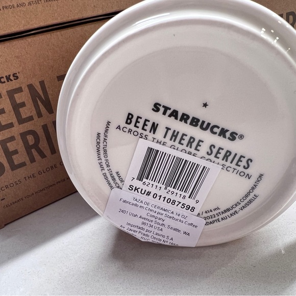 4 x Starbucks 'Been There Series' Mugs LIMA AREQUIPA CUSCO PERU. With tags. - Picture 13 of 14